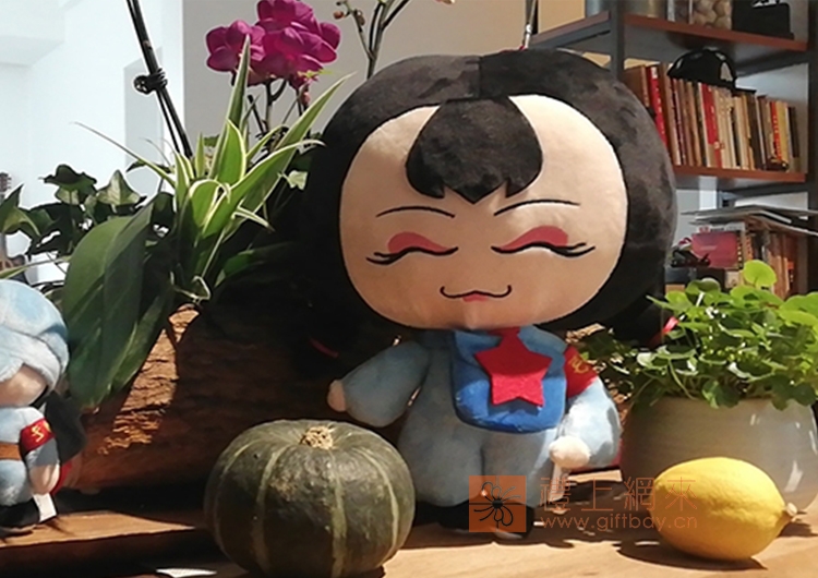 红仔 喜儿毛绒娃娃28cm
